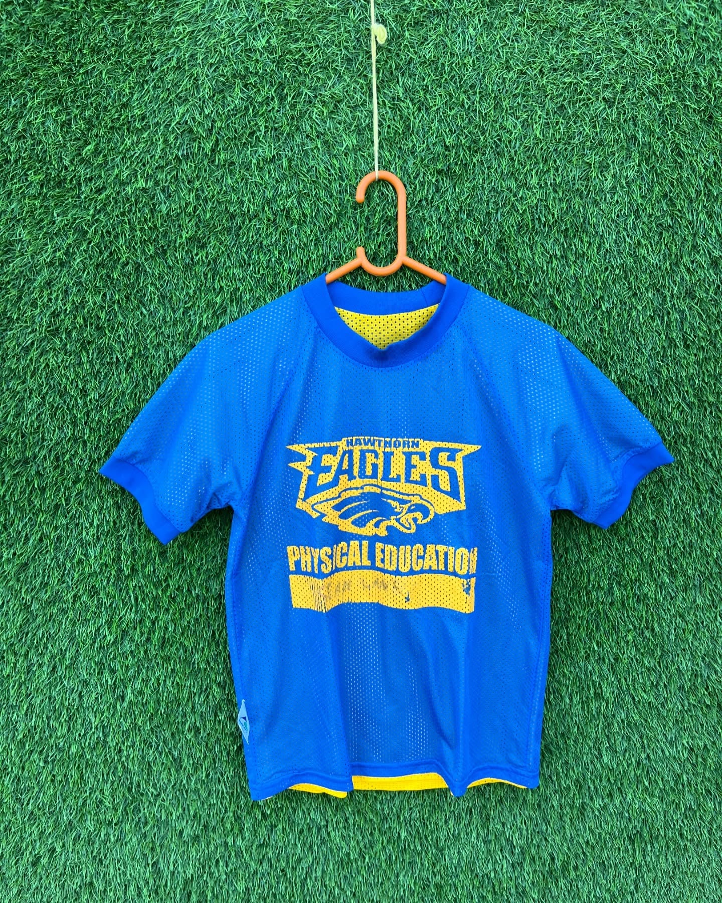 Reversible Hawthorns Eagles (Oversized Half Sleeve T shirt or Jersey Unisex) - Thrift Wallet
