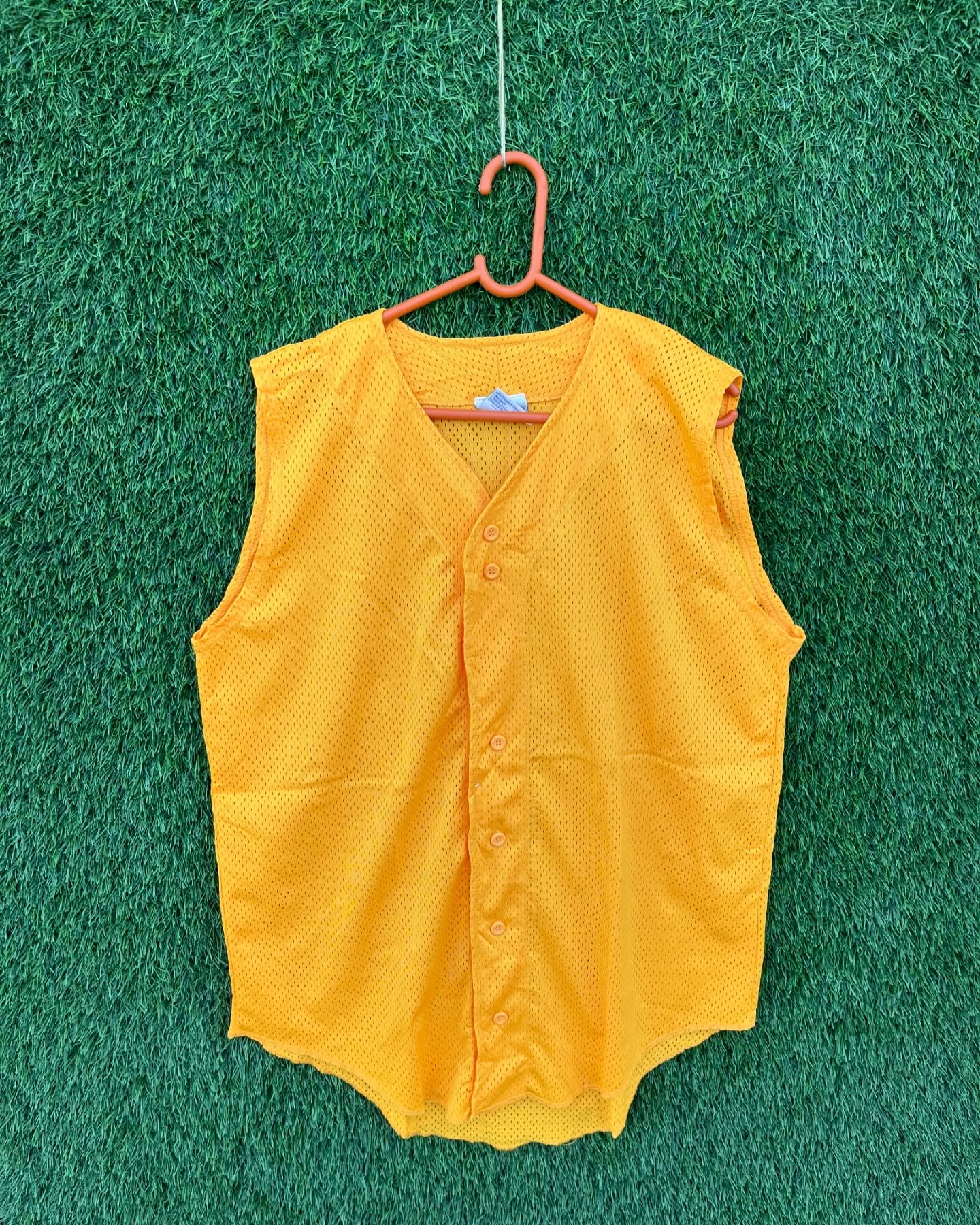 Sleeveless Baseball Mesh Jersey (Oversized Sleeveless T shirt or Jersey Unisex) - Thrift Wallet
