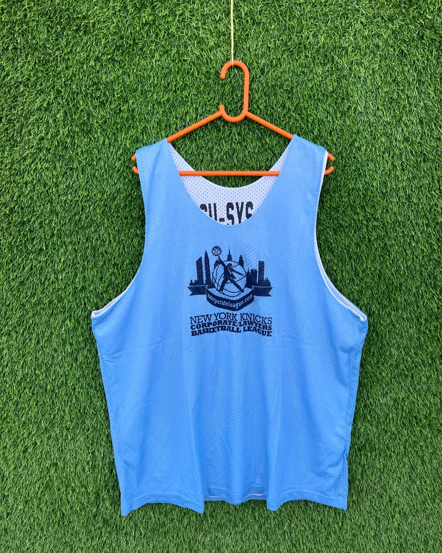 Reversible Newyork Knicks (Oversized Sleeveless T shirt or Jersey Unisex) - Thrift Wallet