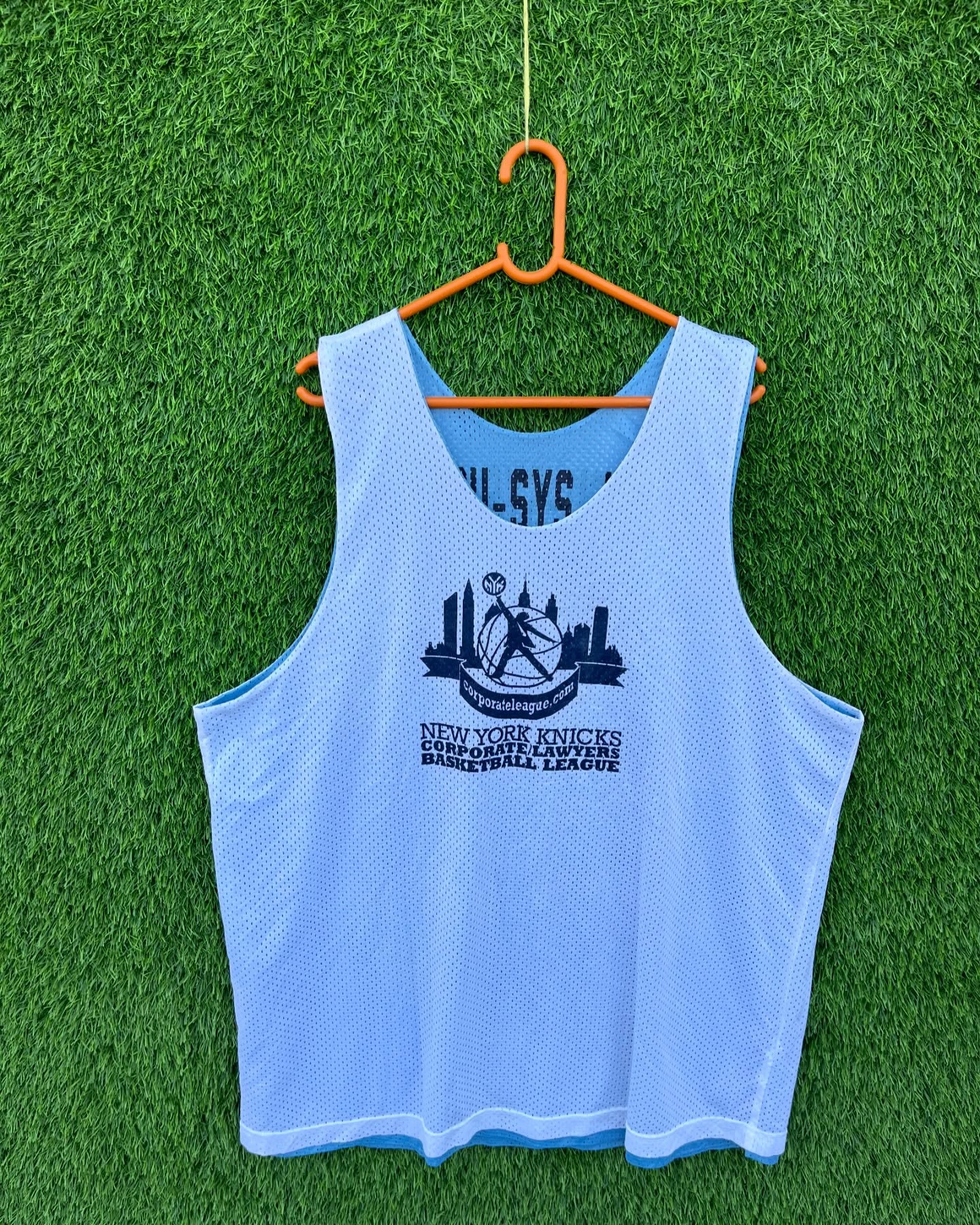 Reversible Newyork Knicks (Oversized Sleeveless T shirt or Jersey Unisex) - Thrift Wallet