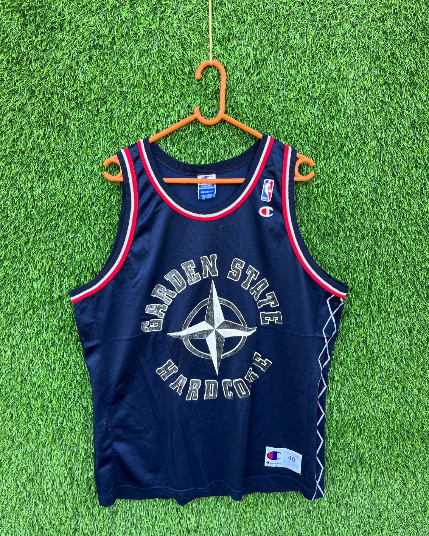 Garden State Hardcore Ensign 78 (Oversized Sleeveless T shirt or Jersey Unisex) - Thrift Wallet