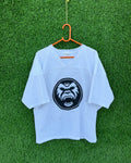 Gorilla Print (Oversized Half Sleeve T shirt or Jersey Unisex) - Thrift Wallet