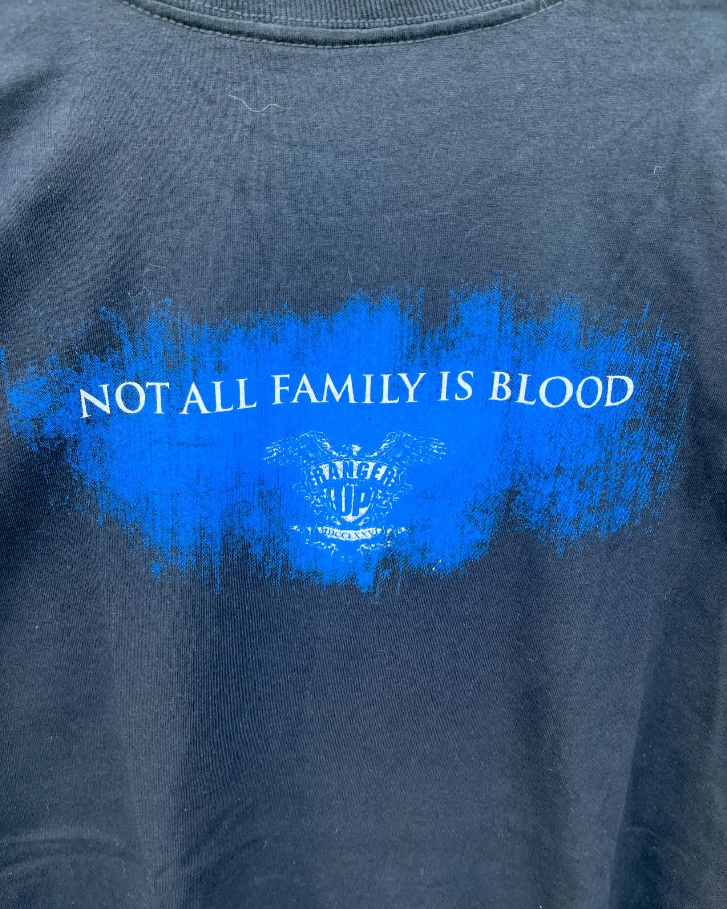 Not all family is blood T shirt (Oversized Half Sleeve T shirt or Jersey Unisex) - Thrift Wallet