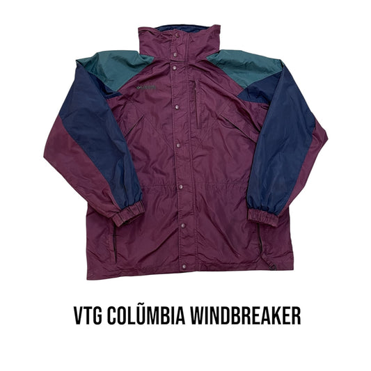 Columbia Vintage Windbreaker (Oversized Full Sleeve T shirt or Jersey Unisex)