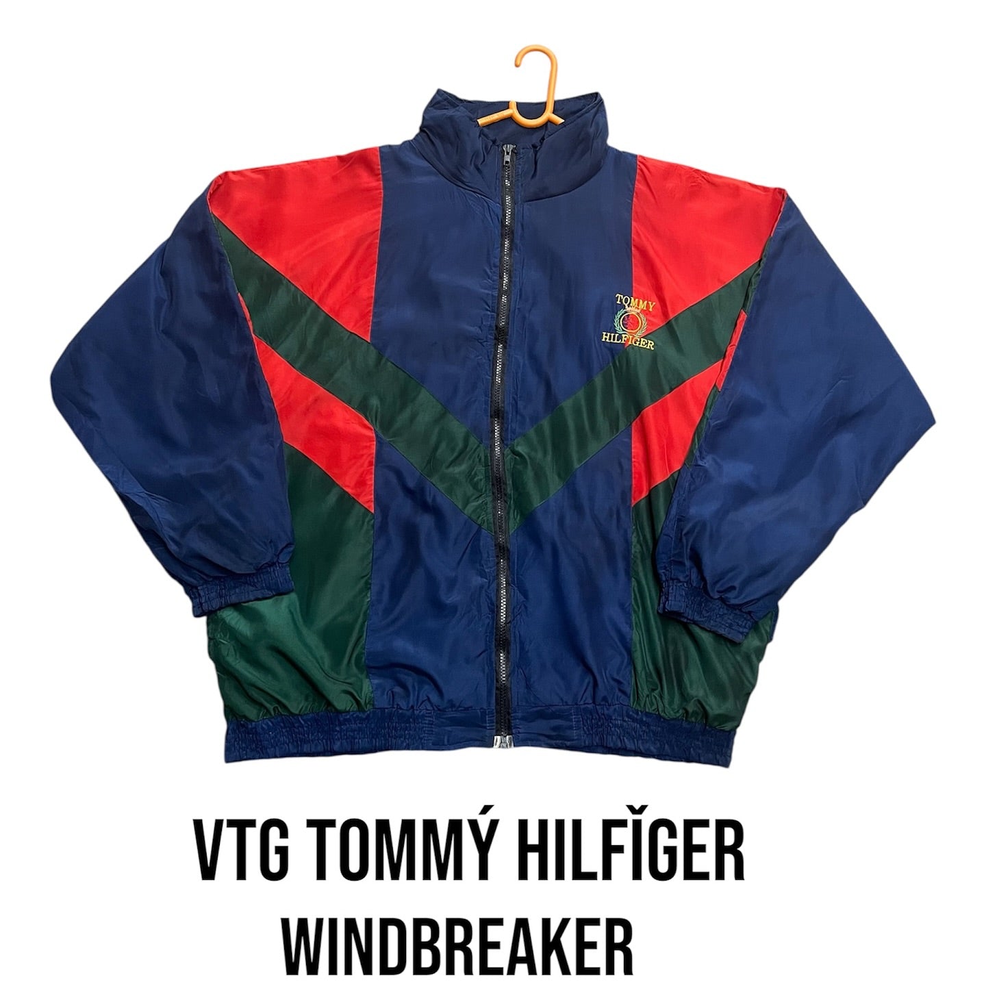 Vintage TomṀY HILFǏGER Windbreaker (Oversized Full Sleeve T shirt or Jersey Unisex)
