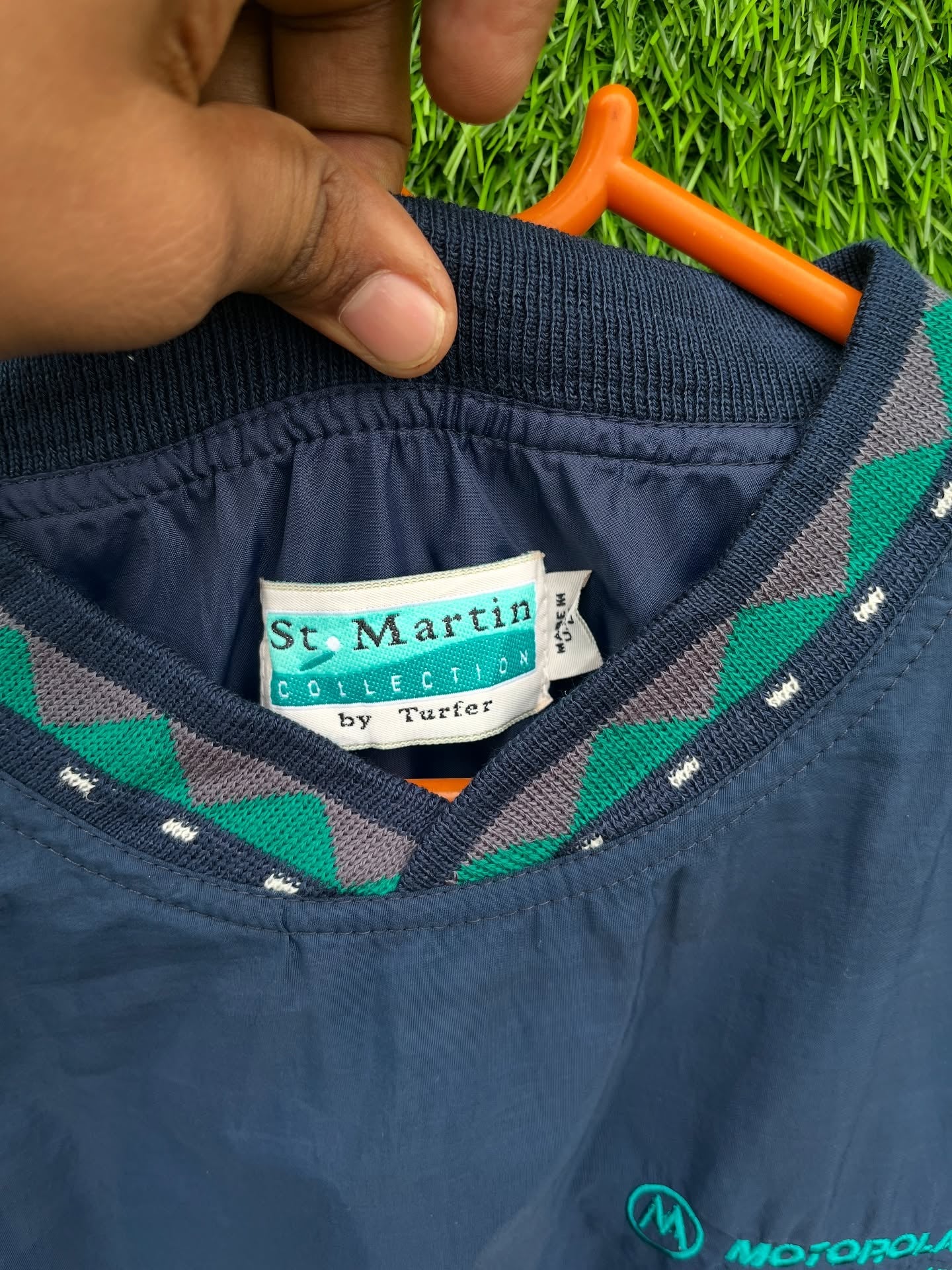 Motorola Windbreaker (Oversized Full Sleeve T shirt or Jersey Unisex)