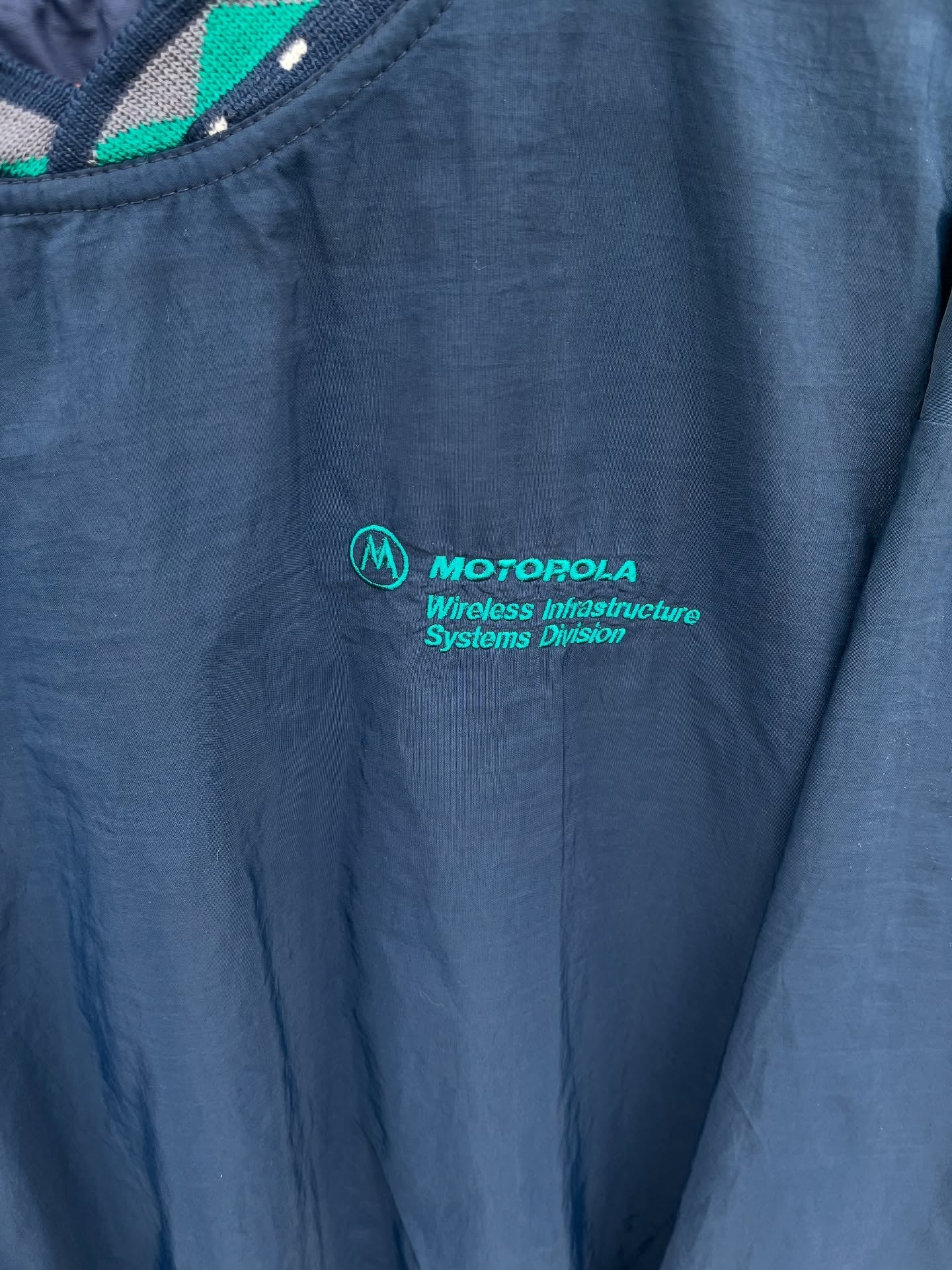 Motorola Windbreaker (Oversized Full Sleeve T shirt or Jersey Unisex)