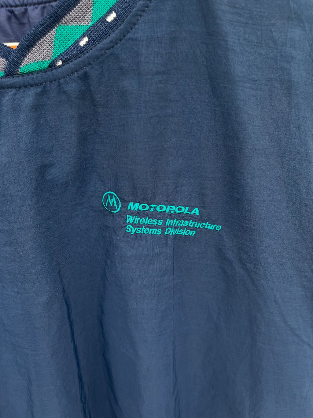 Motorola Windbreaker (Oversized Full Sleeve T shirt or Jersey Unisex) - Thrift Wallet