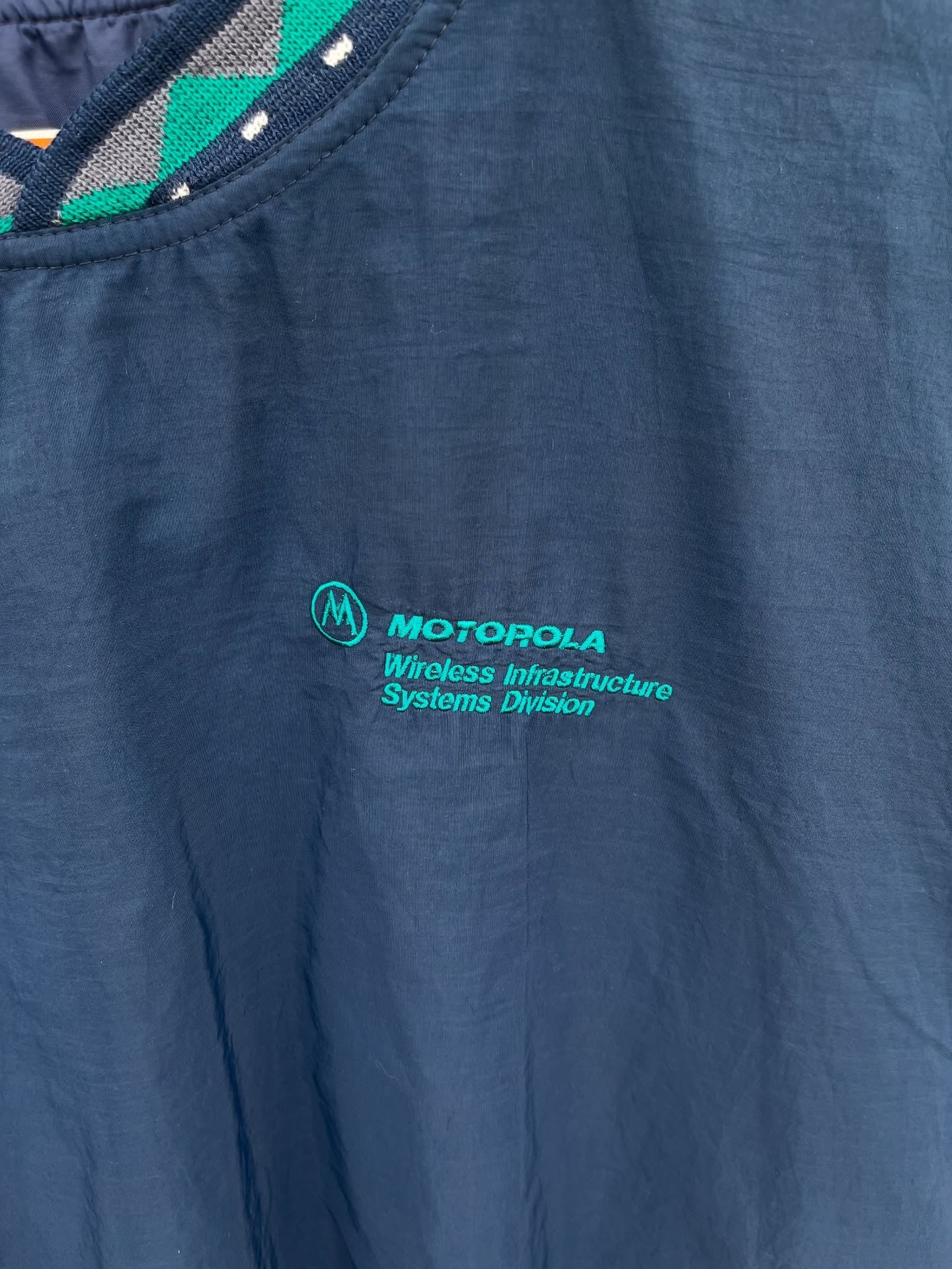 Motorola Windbreaker (Oversized Full Sleeve T shirt or Jersey Unisex) - Thrift Wallet