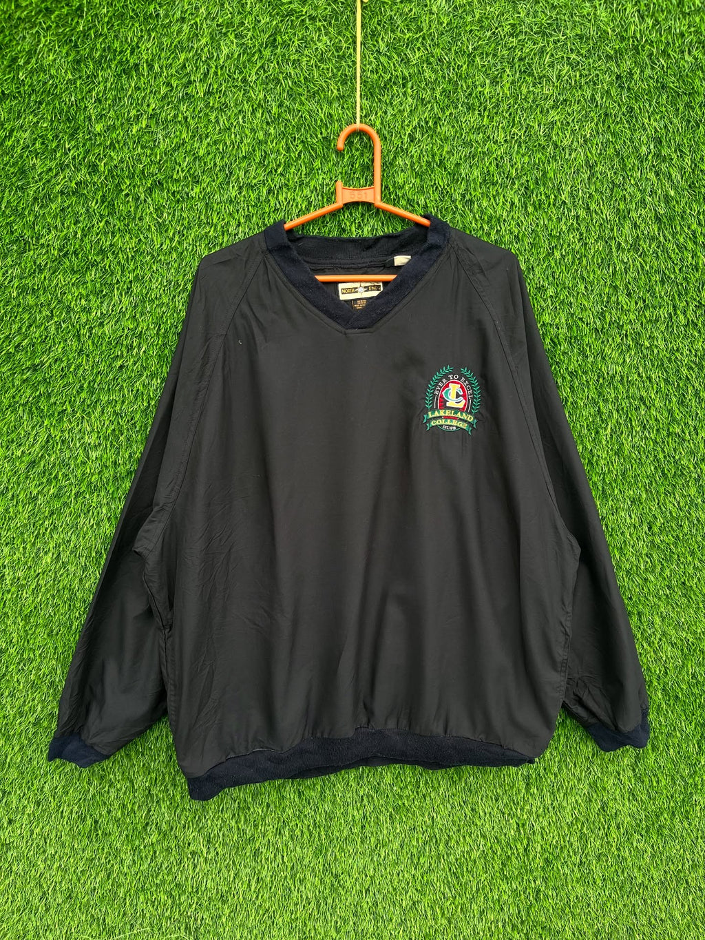 Lakeland College pull over Windbreaker (Oversized Full Sleeve T shirt or Jersey Unisex) - Thrift Wallet