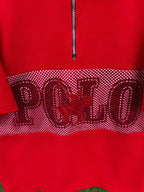 Polo 1/4th Zip Oversized T shirt (Oversized Half Sleeve T shirt or Jersey Unisex) - Thrift Wallet