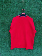 Polo 1/4th Zip Oversized T shirt (Oversized Half Sleeve T shirt or Jersey Unisex) - Thrift Wallet