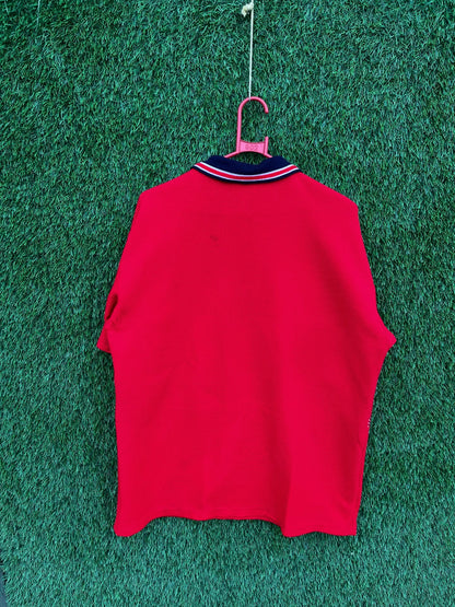 Polo 1/4th Zip Oversized T shirt (Oversized Half Sleeve T shirt or Jersey Unisex)