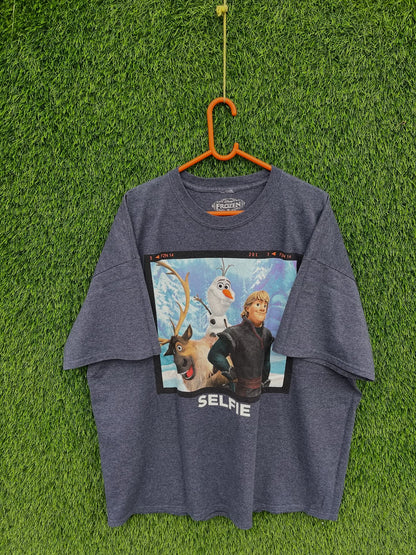 Forzen Selfie Oversized T shirt (Oversized Half Sleeve T shirt or Jersey Unisex)