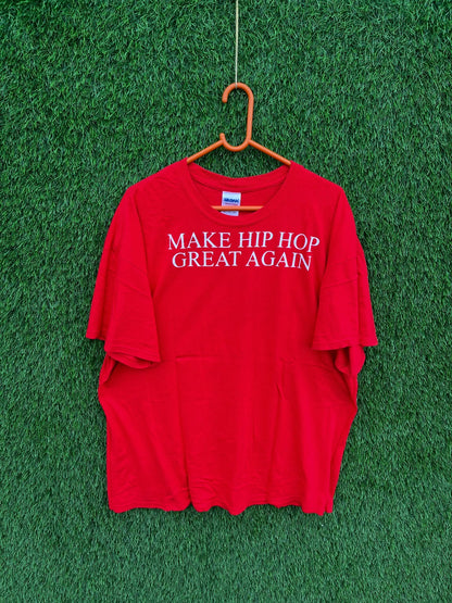 Make Hip hop great t again (Oversized Half Sleeve T shirt or Jersey Unisex)