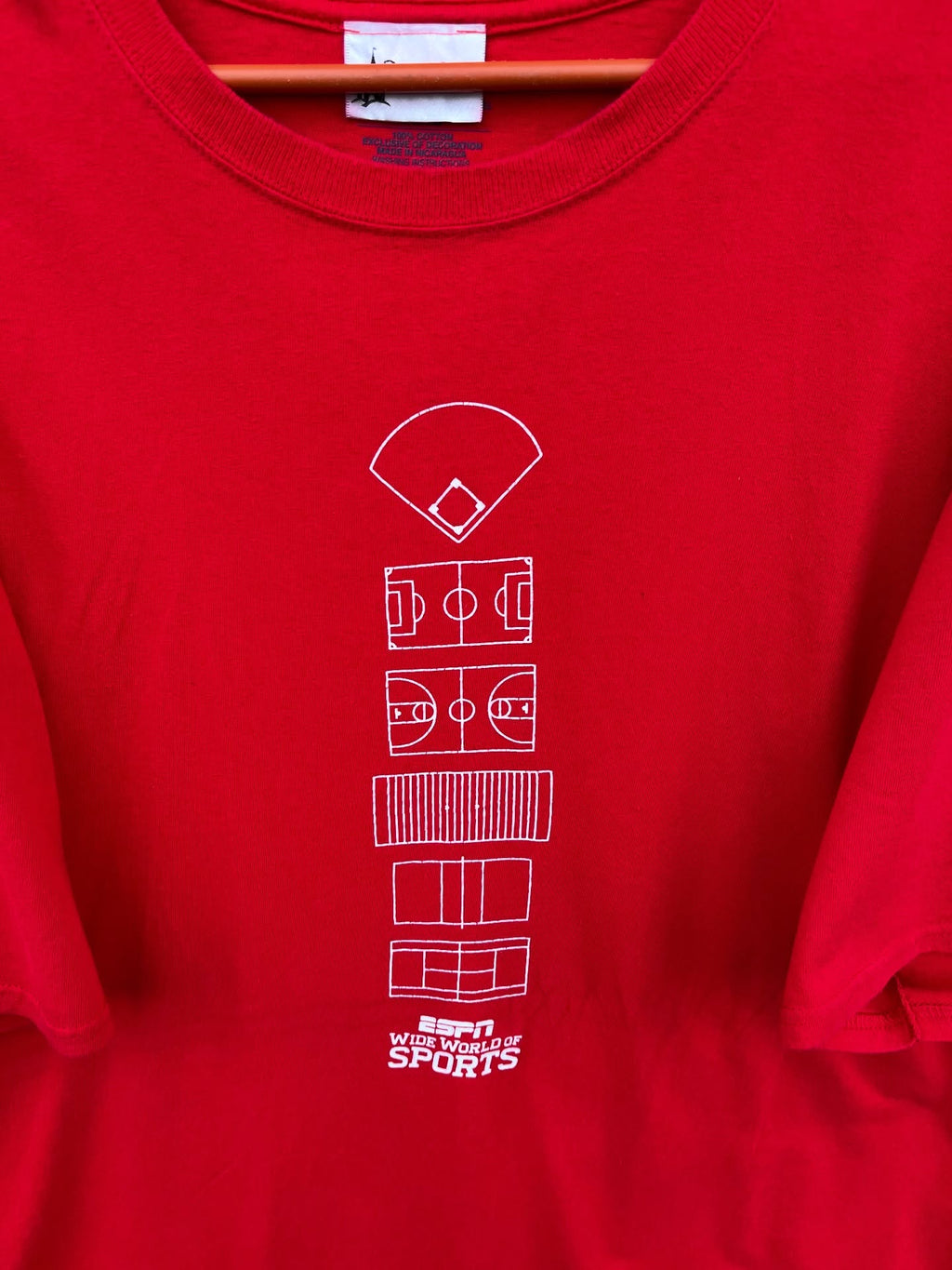 Wide world Sports Oversized T shirt (Oversized Half Sleeve T shirt or Jersey Unisex) - Thrift Wallet