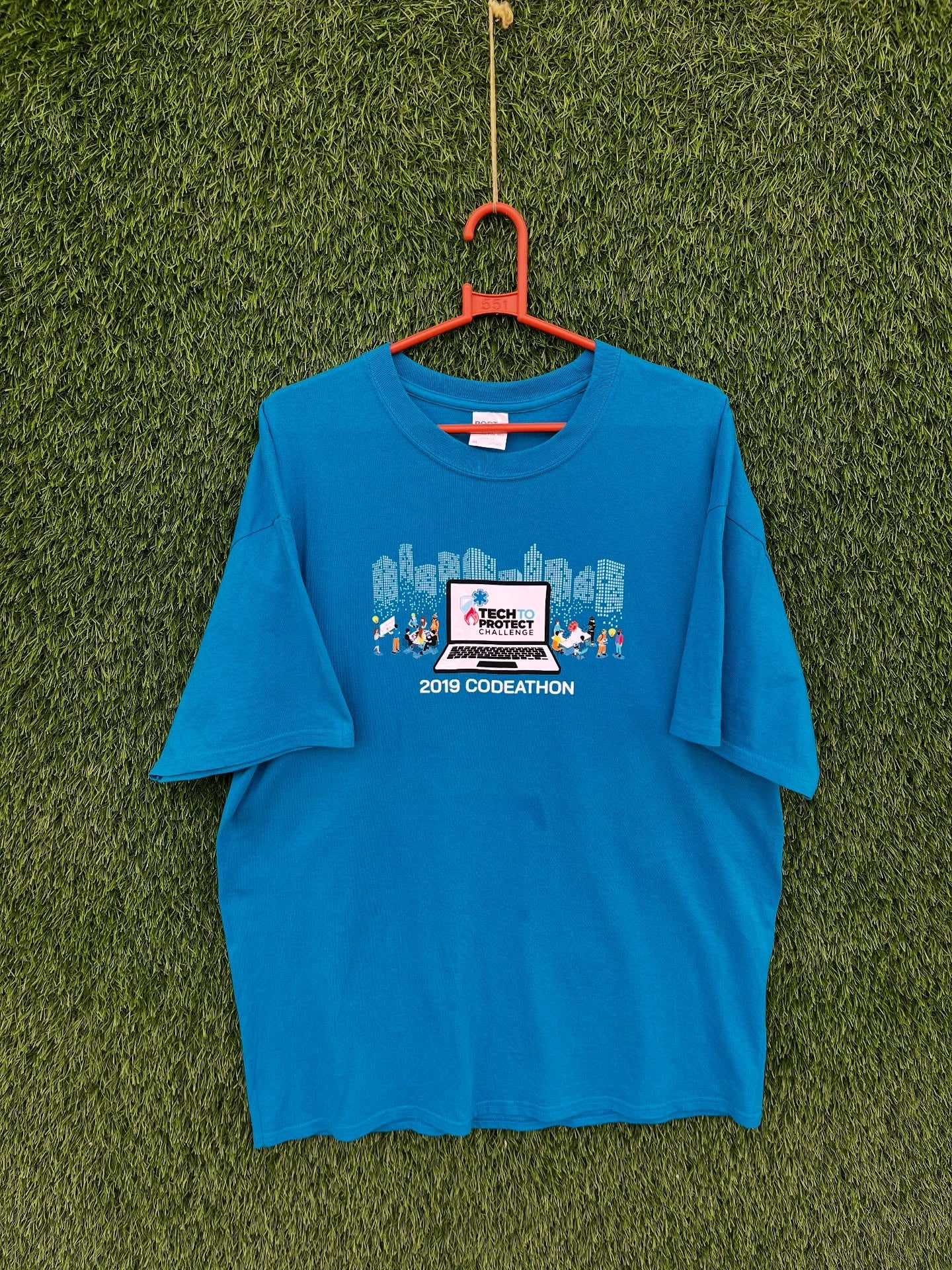 2019 Codeathon Oversized T shirt (Oversized Half Sleeve T shirt or Jersey Unisex) - Thrift Wallet