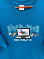 2019 Codeathon Oversized T shirt (Oversized Half Sleeve T shirt or Jersey Unisex) - Thrift Wallet