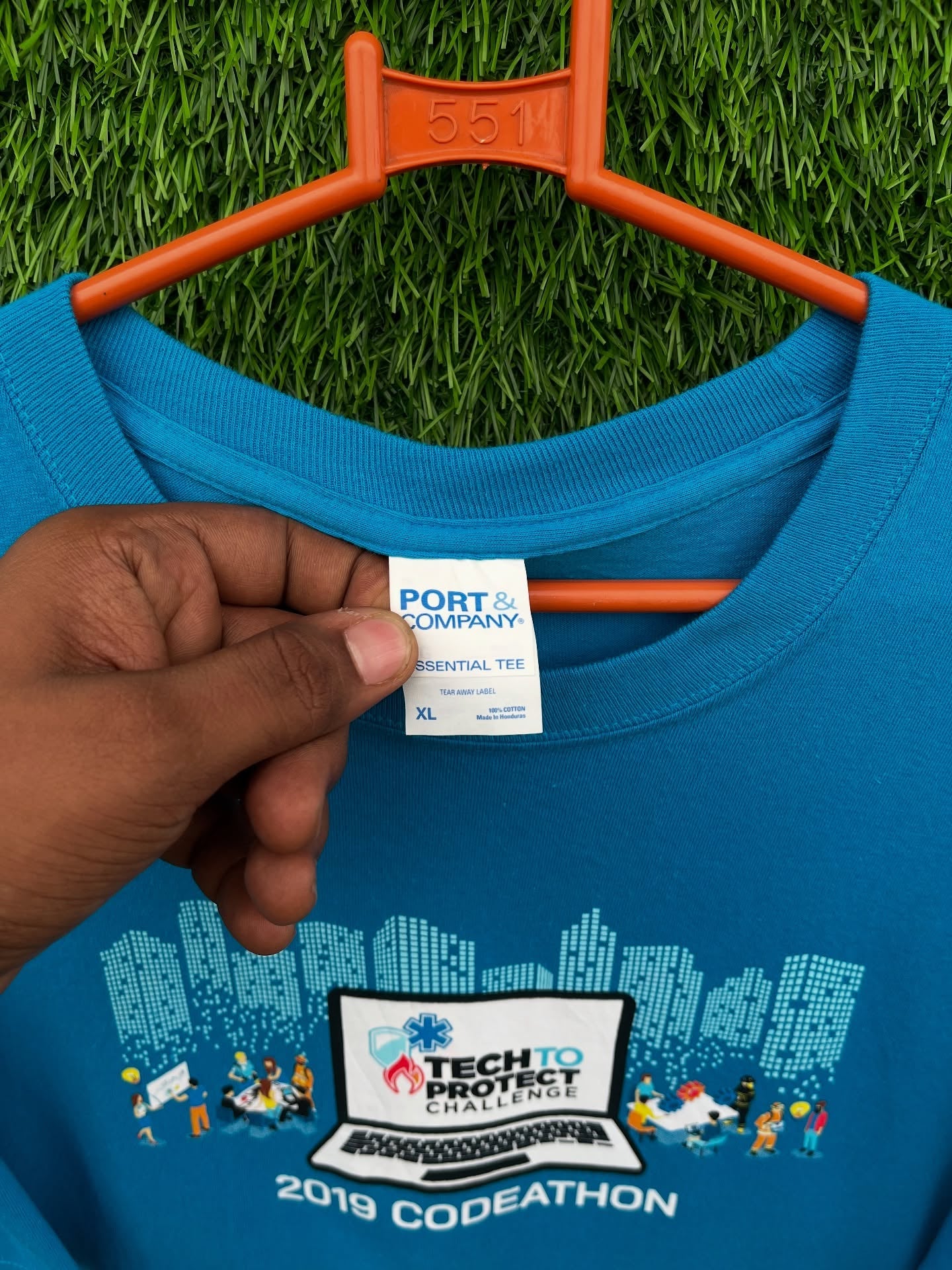 2019 Codeathon Oversized T shirt (Oversized Half Sleeve T shirt or Jersey Unisex) - Thrift Wallet