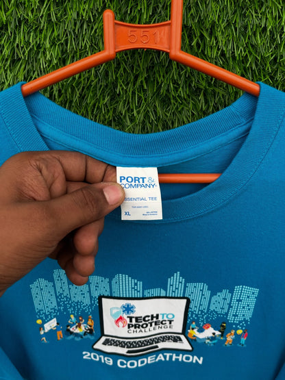 2019 Codeathon Oversized T shirt (Oversized Half Sleeve T shirt or Jersey Unisex)