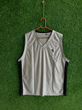 Basketball metallic grey (Oversized Sleeveless T shirt or Jersey Unisex) - Thrift Wallet