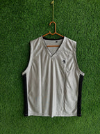 Basketball metallic grey (Oversized Sleeveless T shirt or Jersey Unisex) - Thrift Wallet