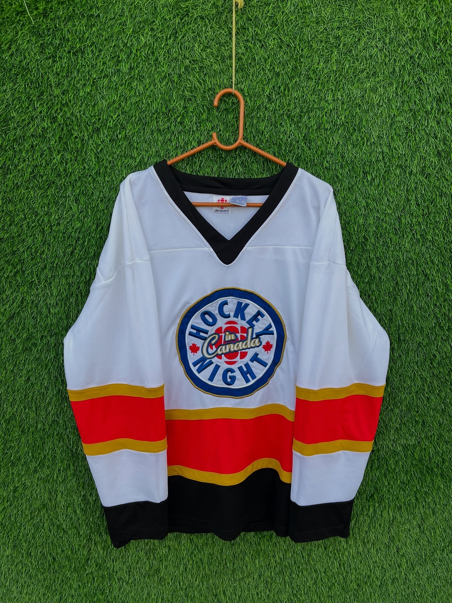 Ice hockey Jersey Hockey Night in Canada (Patchwork ) (Oversized Full Sleeve T shirt or Jersey Unisex)