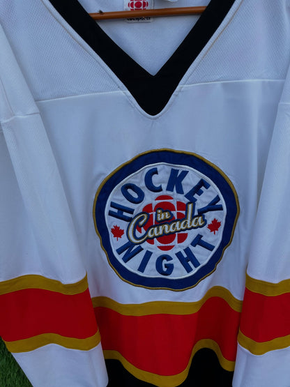 Ice hockey Jersey Hockey Night in Canada (Patchwork ) (Oversized Full Sleeve T shirt or Jersey Unisex)