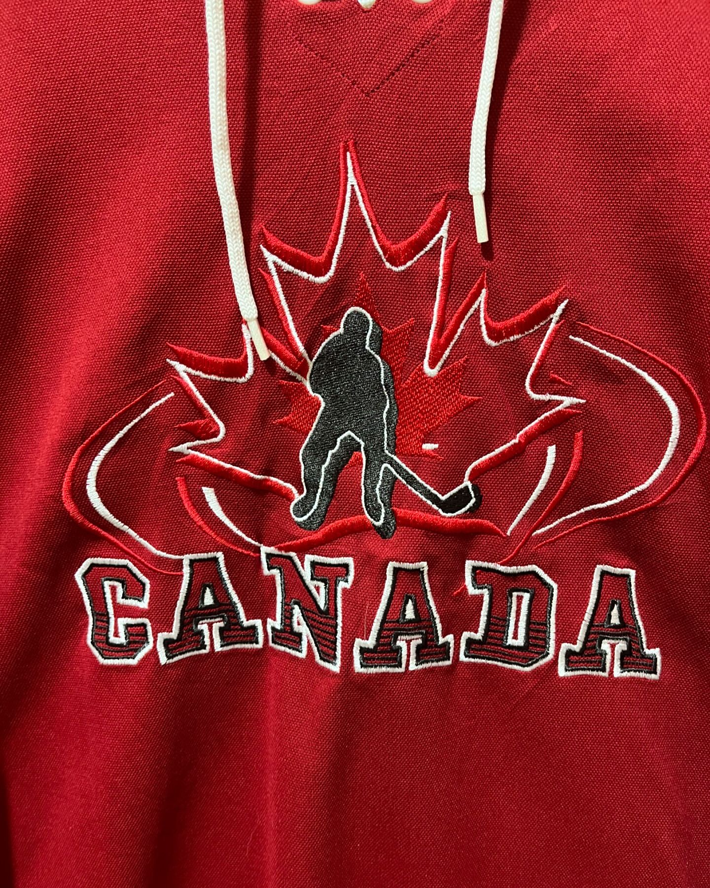 NHL Canada Patchworked (Oversized Ice Hockey Full Sleeve T Shirt or jersey unisex)