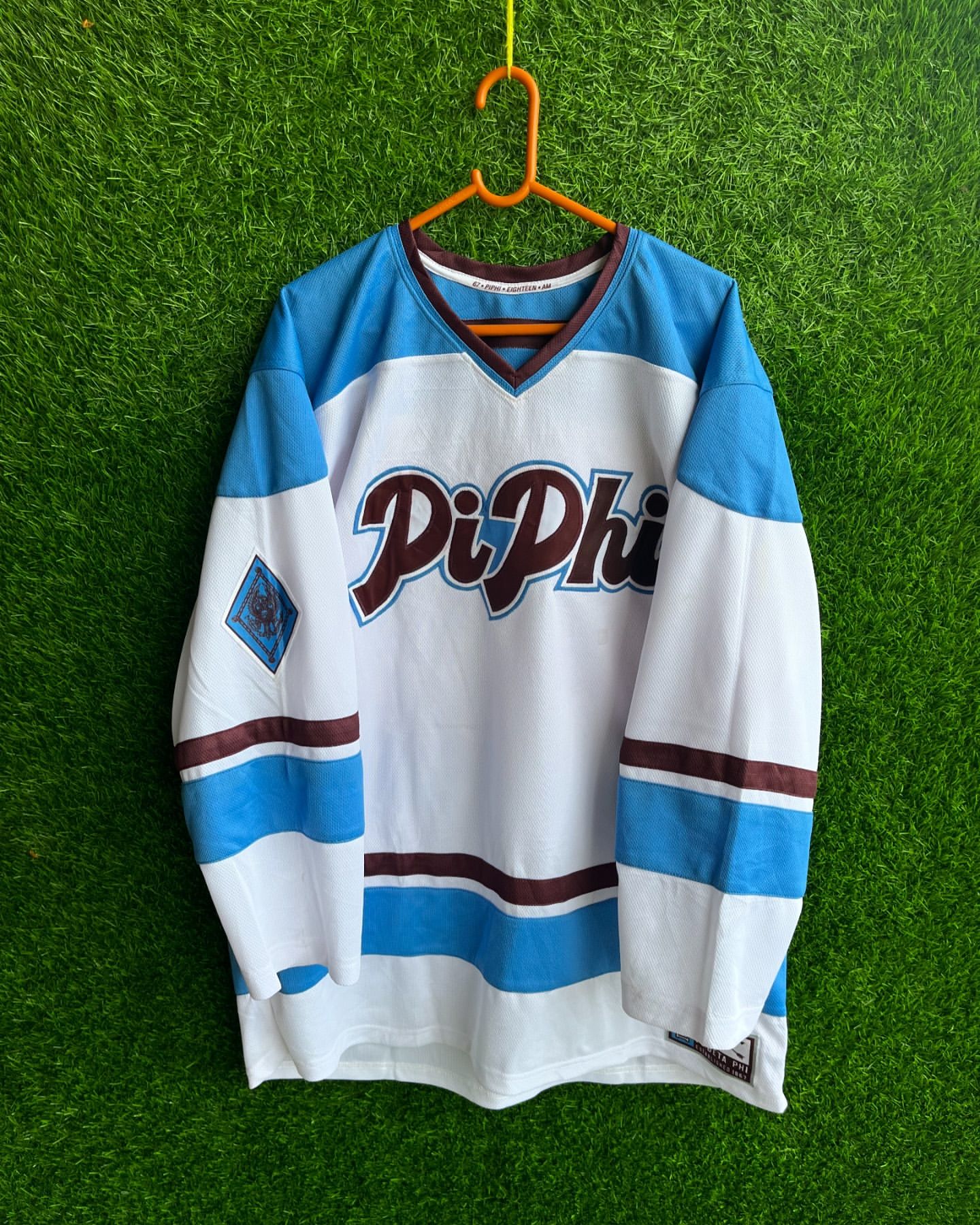 Ice Hockey Jersey Pi Phi 67 (Oversized Full Sleeve T Shirt or jersey unisex)