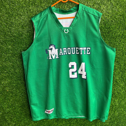 NBA Marquettes 24 (Oversized SLEEVELESS BASKETBALL T Shirt or jersey unisex)