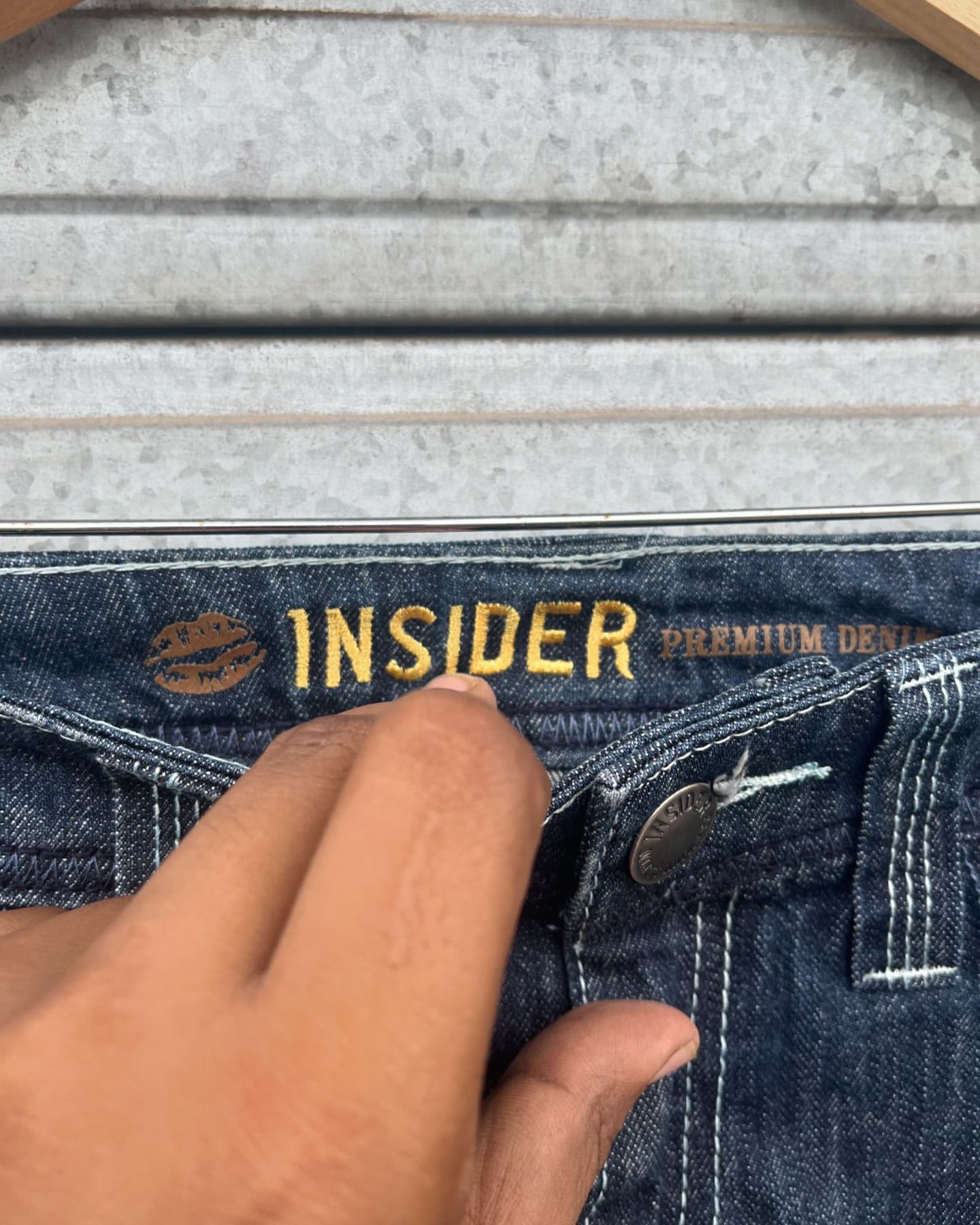 INSIDER PREMIUM DENIM MINI SKIRT