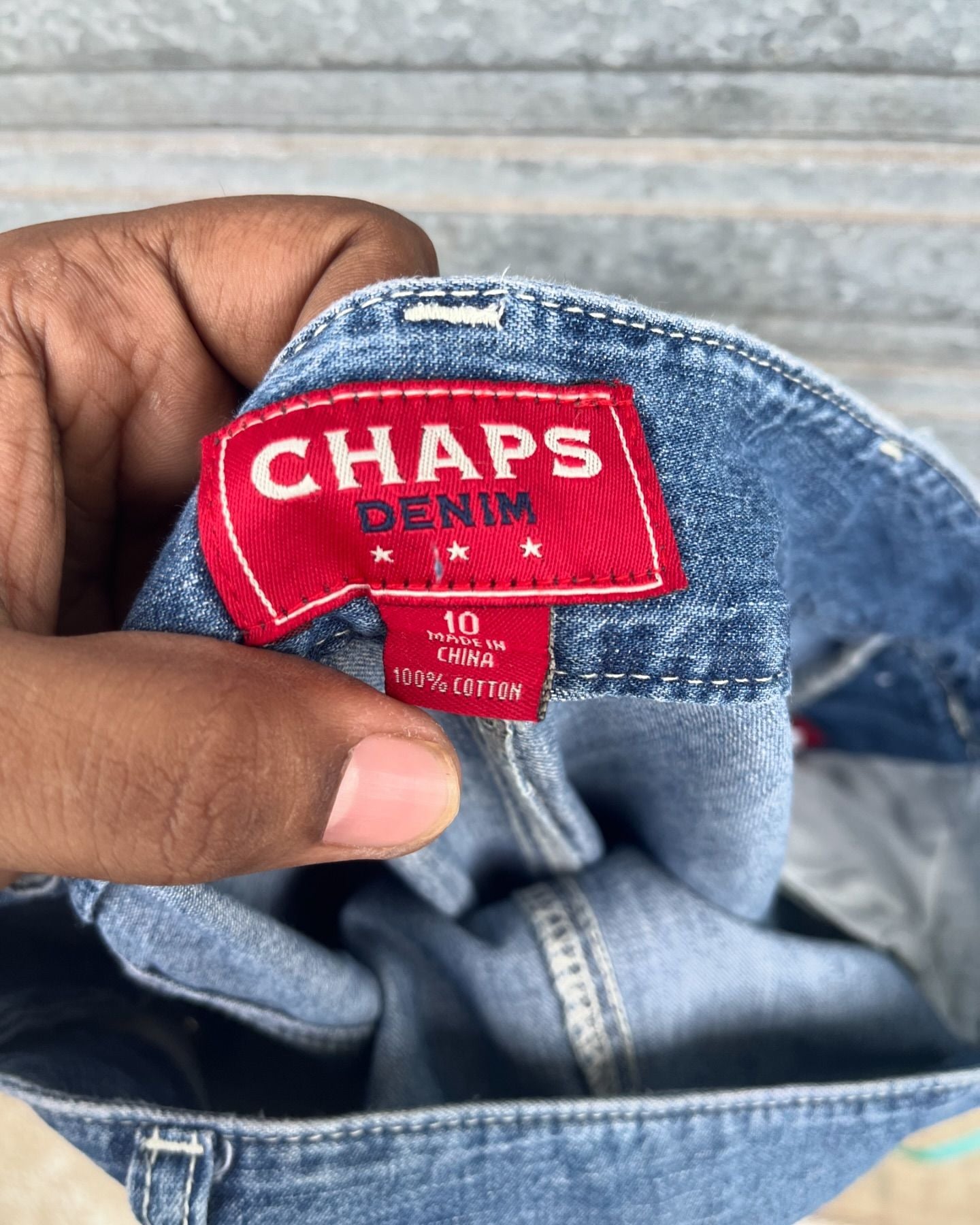 Chaps mini Skirt - Thrift Wallet