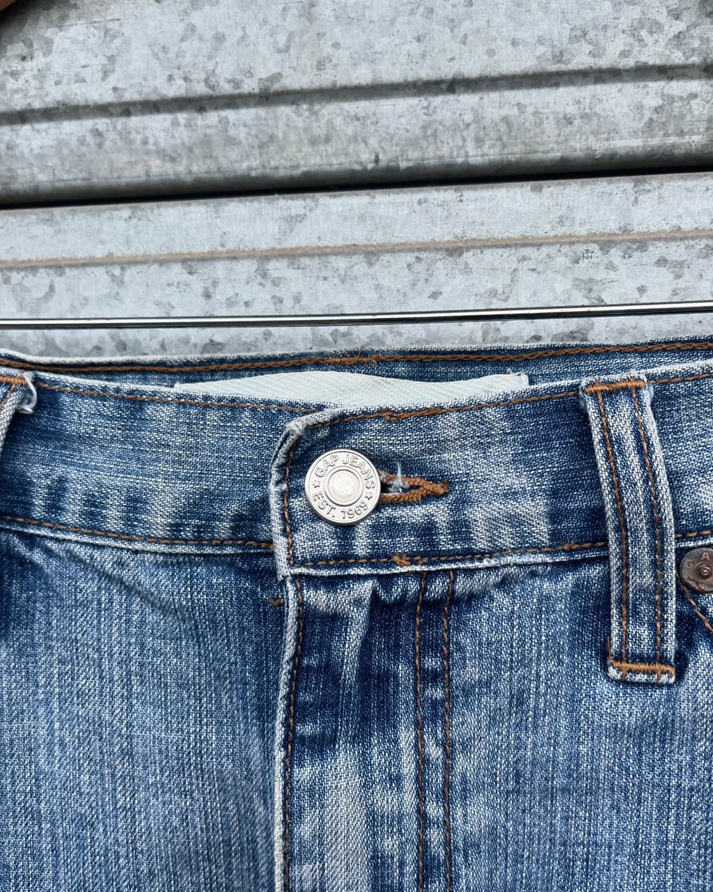 Gaps Jeans Knee length slit skirt - Thrift Wallet