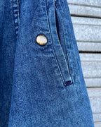 Long Skirt French Navy - Thrift Wallet