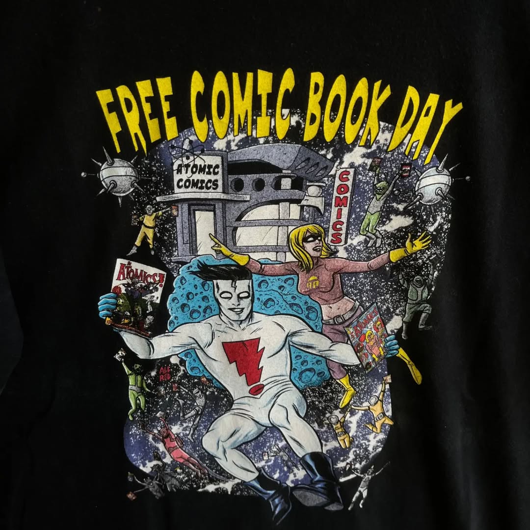 Oversized Free Comic book day T shirt (Oversized Half sleeve T Shirt or jersey unisex) - Thrift Wallet