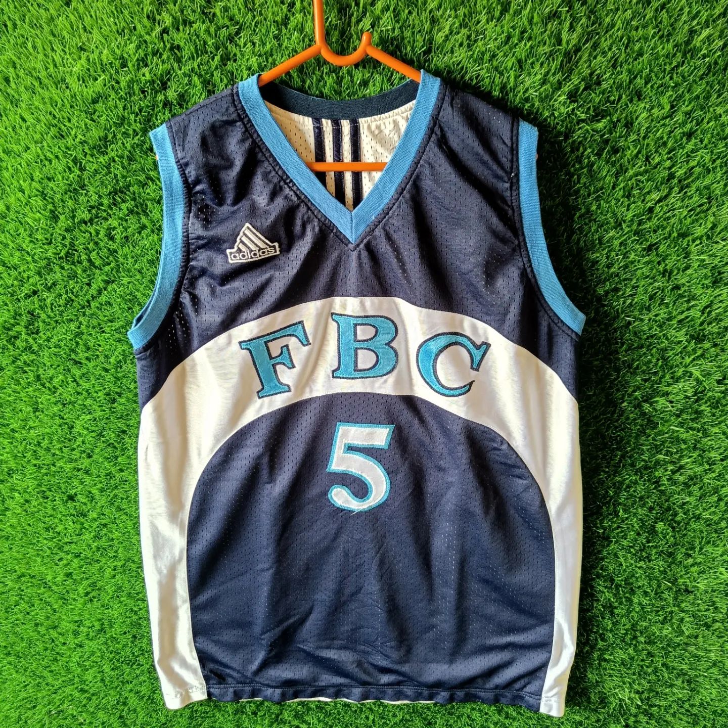 NBA FBC 5 (Addidas) (Oversized Sleeveless Basketball T Shirt or jersey unisex) - Thrift Wallet
