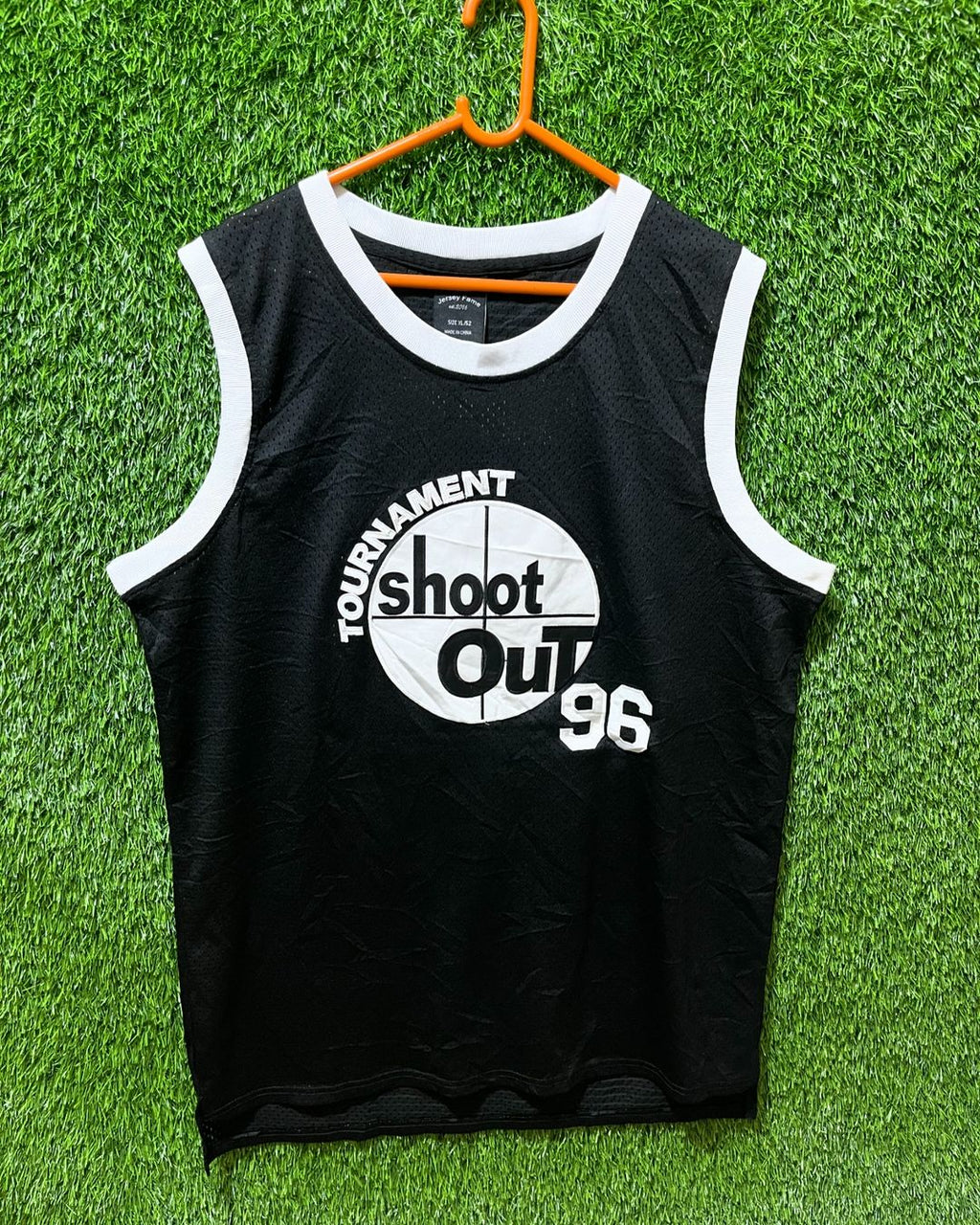 NBA Tournament Shoutout Birdie 96 (Oversized Sleeveless Basketball T Shirt or jersey unisex) - Thrift Wallet