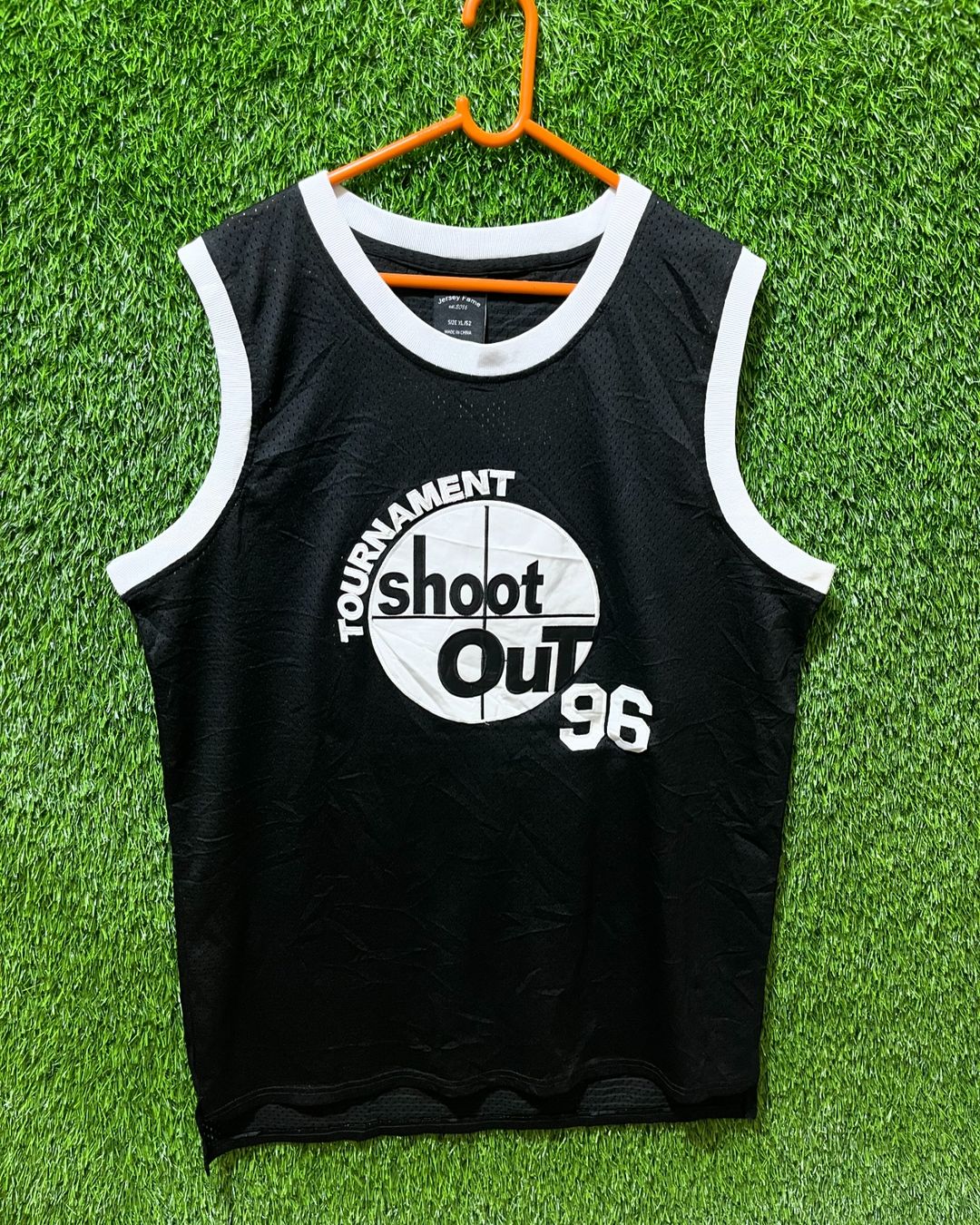 NBA Tournament Shoutout Birdie 96 (Oversized Sleeveless Basketball T Shirt or jersey unisex) - Thrift Wallet