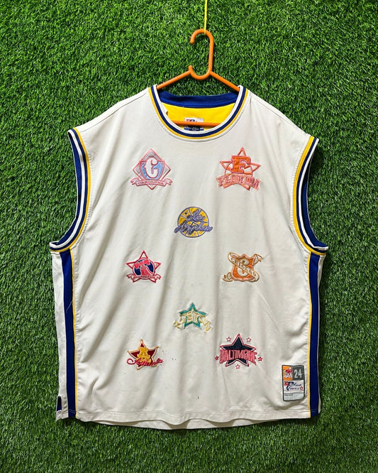 NBA Patchwork sleeveless jersey (Oversized Sleeveless Basketball T Shirt or jersey unisex)