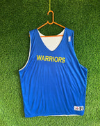 NBA Reversible Warriors (Oversized Sleeveless Basketball T Shirt or jersey unisex) - Thrift Wallet