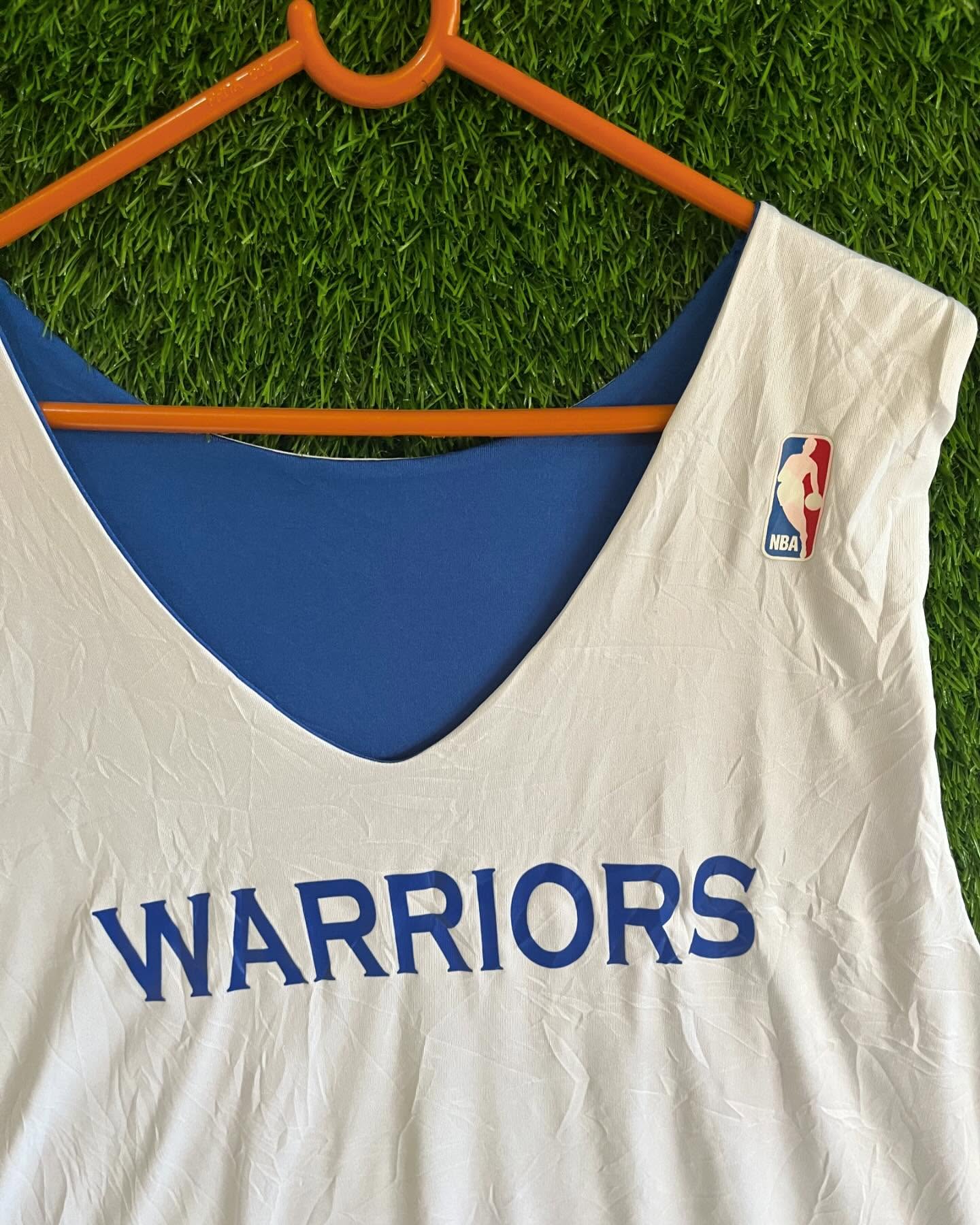 NBA Reversible Warriors (Oversized Sleeveless Basketball T Shirt or jersey unisex) - Thrift Wallet