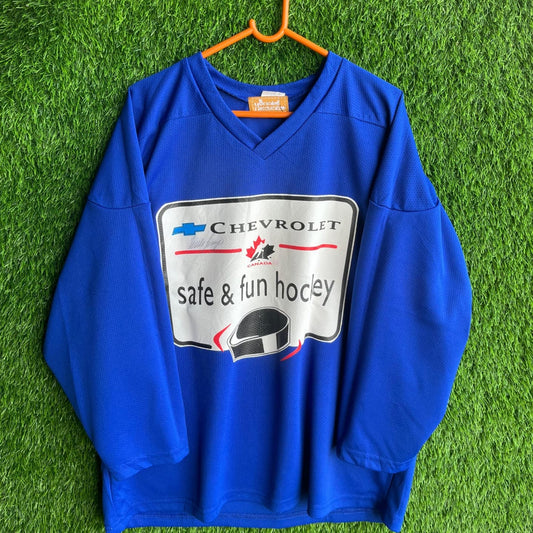 Ice Hockey Jersey Chevrolet (Oversized Full  Sleeve Ice hockey T Shirt or jersey unisex)