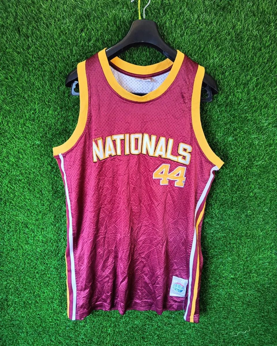 NBA Platinum fubu Nationals 44 (Oversized Sleeveless Basketball T Shirt or jersey unisex) - Thrift Wallet