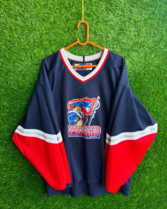 Ice Hockey Jersey Patriotes CAPORAL 47 (Oversized Full  Sleeve Ice hockey T Shirt or jersey unisex)