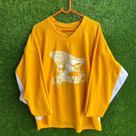 Ice Hockey Jersey Pirates Pocd (Oversized Full  Sleeve Ice hockey T Shirt or jersey unisex)