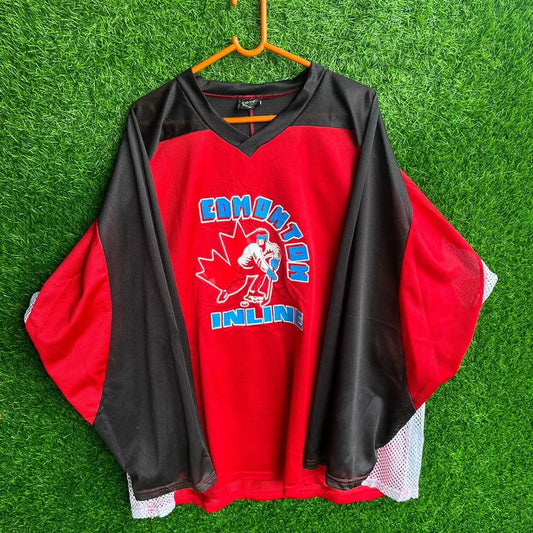 Ice Hockey Jersey Edmonton Inline 24 (Oversized Full  Sleeve Ice hockey T Shirt or jersey unisex)