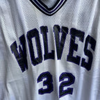 NBA Wolves 32  (Oversized Sleeveless Basketball T Shirt or jersey unisex) - Thrift Wallet