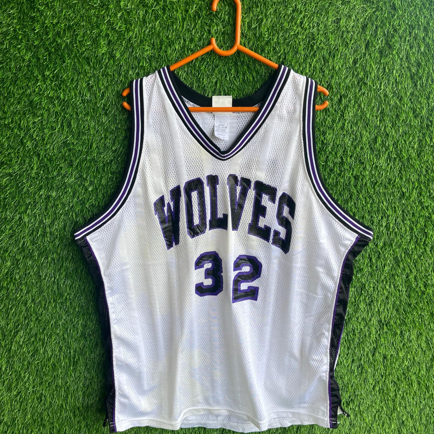 NBA Wolves 32  (Oversized Sleeveless Basketball T Shirt or jersey unisex) - Thrift Wallet