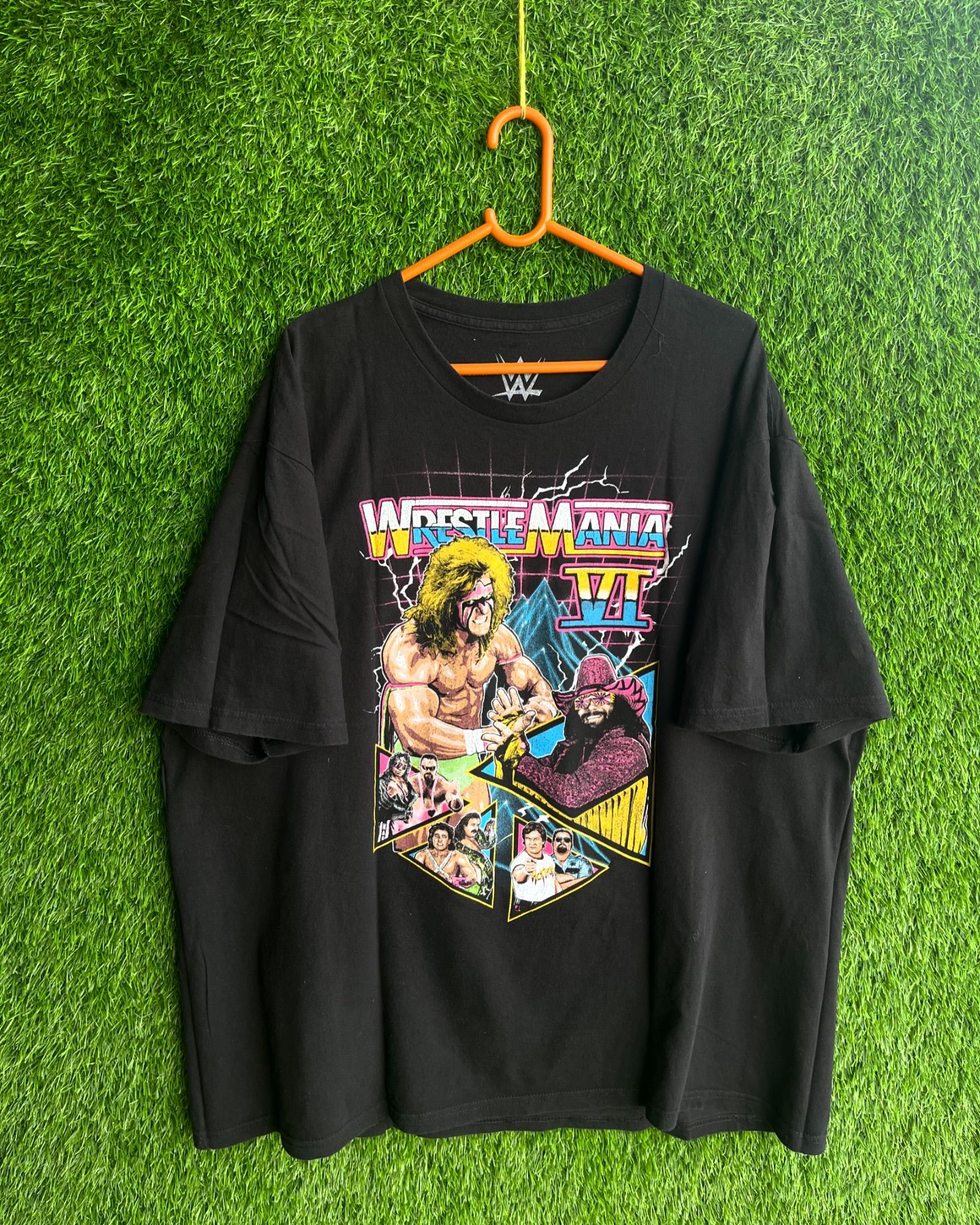 Oversized Vintage WrestleMania 6 (Oversized half sleeve T-shirt)